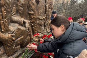 Митинг, посвященный 36-летию со дня вывода советских войск из Афганистана