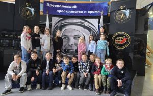 Ученики 3Б класса посетили музей Космонавтики в Звёздном городке