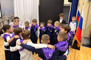 Учащиеся начальной школы вступили в ряды «Орлят России»! 