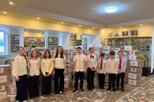 Школьники передали бойцам «тепло своих сердец»: гуманитарная помощь ко Дню защитника Отечества